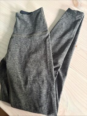 Olive green and black space dyed High-Waist Leggings